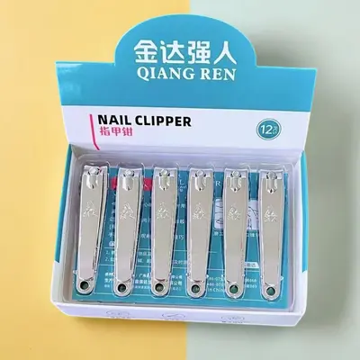 Stainless steel nail clippers with ear scoop portable set - 2