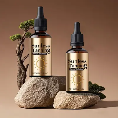 Unisex Natural Tanning Oral Drops 60 ml - 3