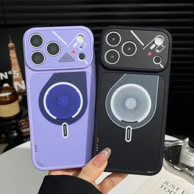 iPhone 17 Pro Max mat şeffaf manyetik kılıf, iPhone 16 ile uyumlu - 9