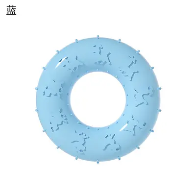 Double Ring Dog Rope Toy, Bite-Resistant, TPR - 7
