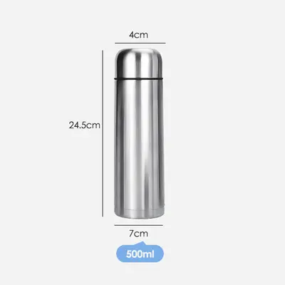 Large Capacity 304 Stainless Steel Double-Wall Vacuum Water Bottle - 8