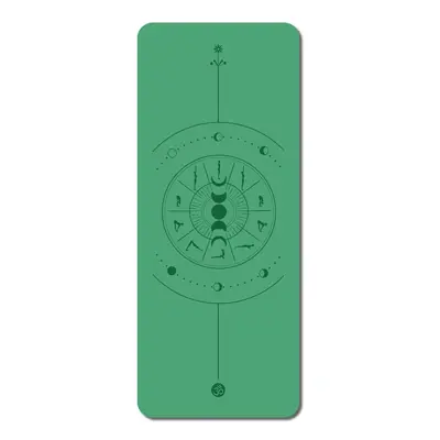 PU Rubber Yoga Mat, Non-Slip, Alignment Lines - 9