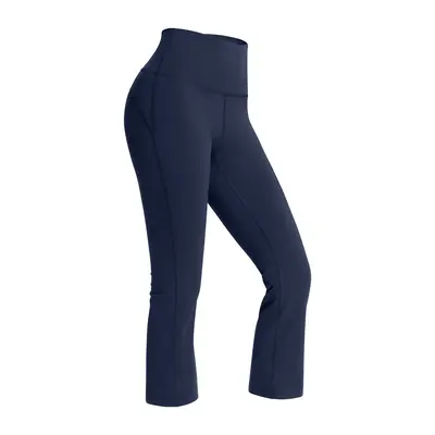 Athena lulu Yoga Eight-Length Pants for Women, Nude-Feel High-Waisted Butt-Lifting Stovepipe Pants, Sporty Slimming Running and Fitness Leggings