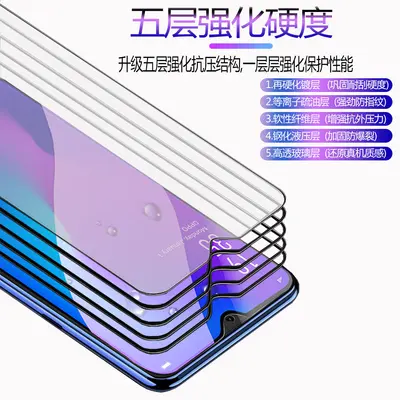 Huawei Nova15 14 13 10z 9SE uyumlu yüksek alüminyum içerikli tam ekran ipek matı üçlü katlı güçlendirilmiş cam film cep telefonu ekran koruyucu toptan