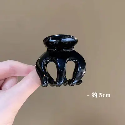 Kadınlar için küçük pençe klipsi yüksek at kuyruğu tutucu saç tokası, kaplumbağa kabuğu saç tokası, saç aksesuarı, kabak klipsli saç süsü. - 8
