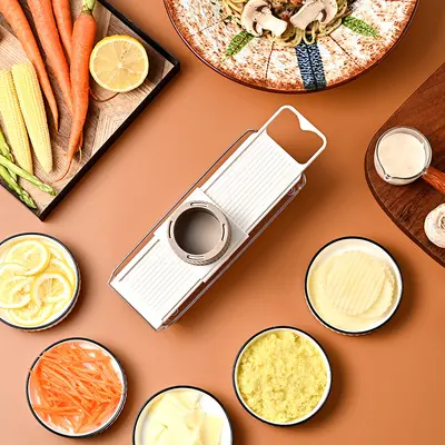 Mini-Gemüseschneider, Kartoffelreibe, Handschutz, Küchenutensil