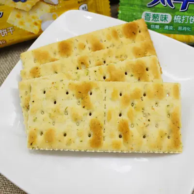 Taiping Süt Tuzlu Yeşil Soğanlı Soda Kraker Bisküvi 6 Jin