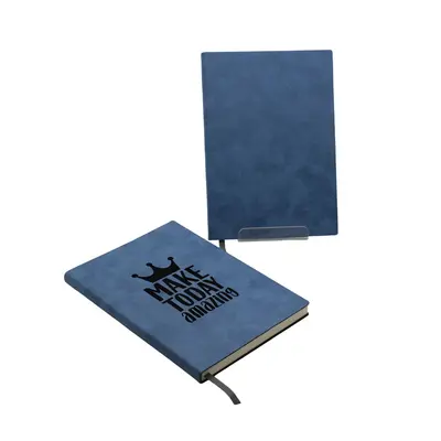 A5 boş PU deri kapaklı lazer gravür defter - 9