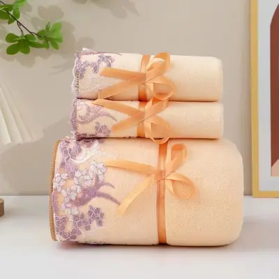 Cilt dostu emici havlu seti, erkekler için yüz ve banyo havlusu - 10