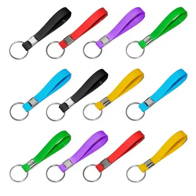 Silicone Bracelet and Keychain, Rubber Bracelet Jewelry - 8