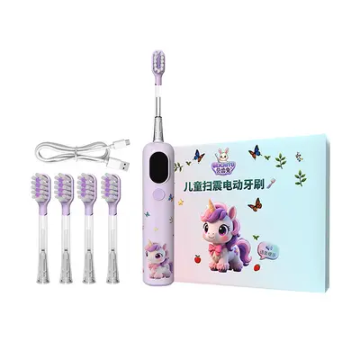 Children's Electric Toothbrush, Ages 6-12, Rechargeable, Smart Reminder - 6
