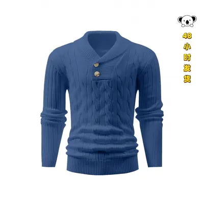 D 54395 Herren Slim Fit Strickpullover - 2