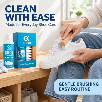 White Shoe Cleaning Kit, Waterless Dry Cleaning - 2