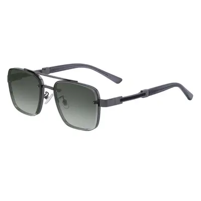 Men's Square Frame Retro Driving Sunglasses - 12