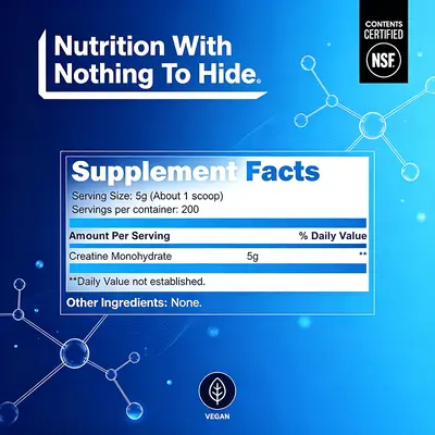 Creatine Monohydrate Powder, Private Label OEM - 4