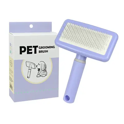 Pet Slicker Brush for Dogs and Cats, Undercoat Grooming Comb - 8