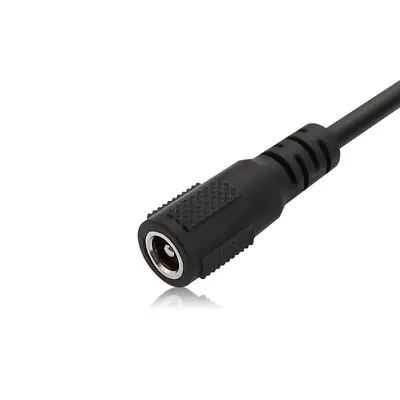 Verdicktes DC-5,5x2,1-Verlängerungskabel, Stecker-Buchse, 0,5 mm²