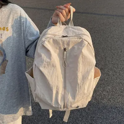 Waterproof nylon backpack for hiking and travel