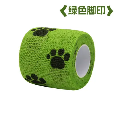 宠物脚印发声弹力球狗狗耐咬磨牙玩具解闷耐磨实心橡胶宠物玩耍球 - 11