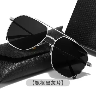 Men's Polarized Sunglasses, High-Definition Nylon Frame, UV Protection - 11