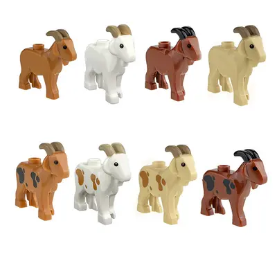 Mini Animal Building Blocks Set with Gorilla, Shark and Duck - 5