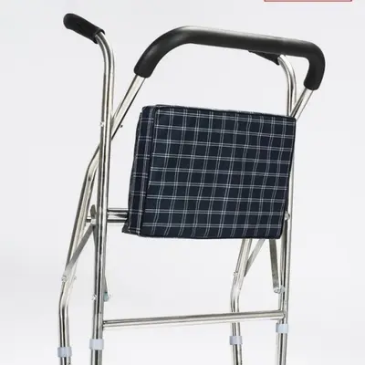 Faltbarer, höhenverstellbarer Rollator für Senioren und Rehabilitation