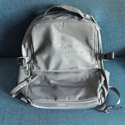 Lu Bag New Style 22L New Crew Backpack Waterproof Double Shoulder Bag Wide Shoulder Straps Curved Carry Straps Laptop Bag School Bag - 9