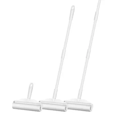 Extra large long-handled hair remover, tear-off hair eraser, dual-use short and long handle pet hair removal brush for home, pet floor cleaner.