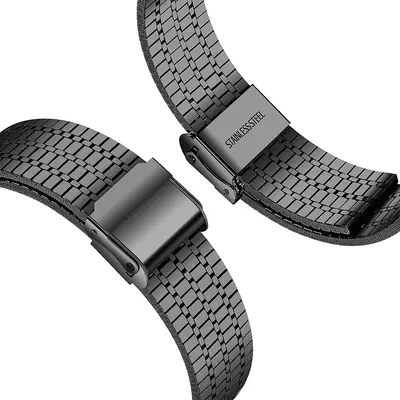 Миланский ремешок из нержавеющей стали с металлической пряжкой для Samsung Watch8, совместимый с ultra2025