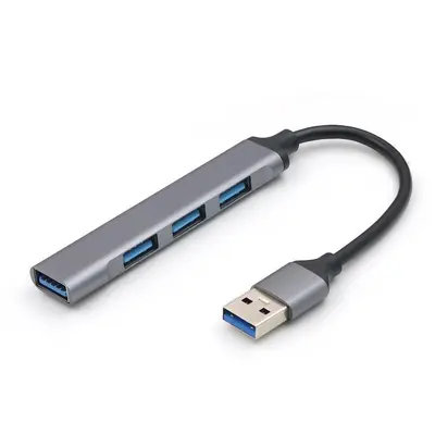 Black USB docking station USB3.0 multifunctional 4-in-1 hub computer splitter, type-c docking station - 9