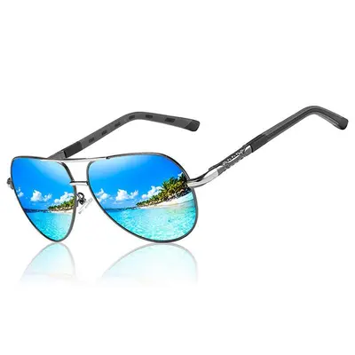 Men's Polarized Toad-Style Sunglasses with Spring Hinges, Model 8725 - 3