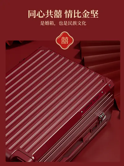 Multifunctional Student Trolley Case, Universal Wheels, Combination Lock - 3