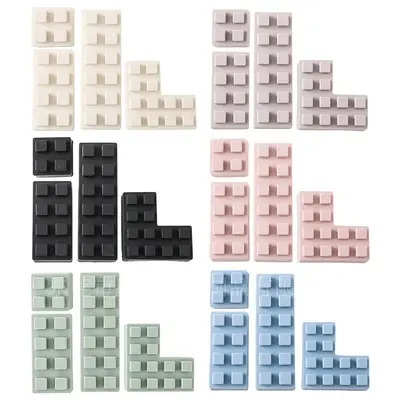 Baby silicone large blocks, chewable stacking toy - 8