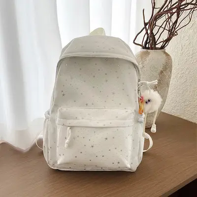 Korean-Style Star Backpack, Large Capacity for High School and College - 10