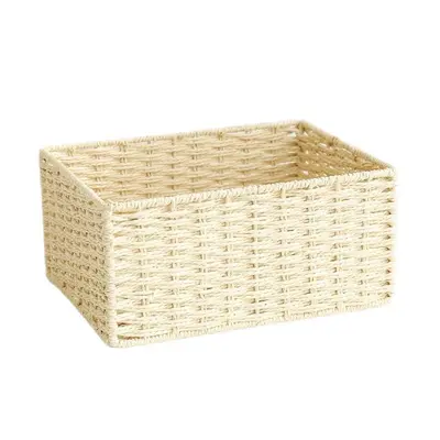 Various storage boxes cosmetic storage boxes snack storage boxes office side table storage baskets wholesale - 5
