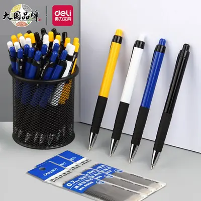 Deli Druckkugelschreiber, blau, 0,7 mm