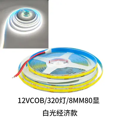 COB LED Strip 12V/24V, 8 mm, CRI 95, 2700K-3500K - 9