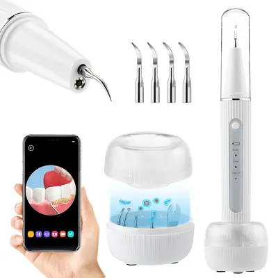 Ultrasonic electric tooth cleaner, household visual display