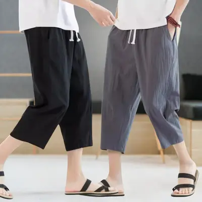Erkek Yazlık Ultra İnce Buz İpek Şort, Hızlı Kuruyan Spor Pantolon