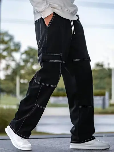Herren-Jeans mit Seitentaschen, Modell 2025, NK389 - 7