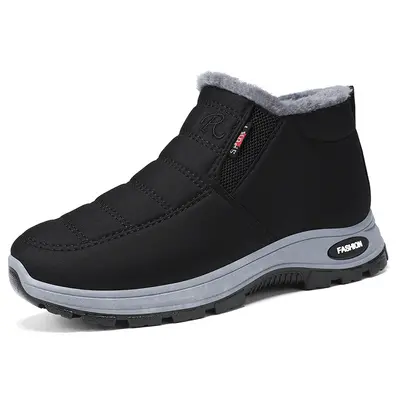 Women's Winter Cotton Boots, Fleece-Lined, Warm - 7