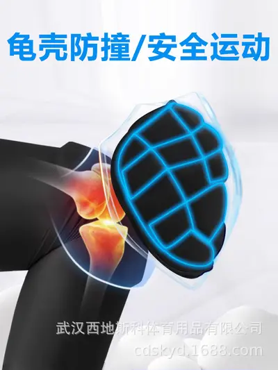 青少年儿童护膝裤速干紧身防撞裤训练运动弹力篮球足球舞蹈打底裤