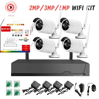 WiFi surveillance camera 4-channel, wireless, remote control - 4