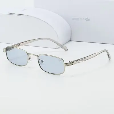 Full-Frame Metal Retro Sunglasses for Men and Women - 3