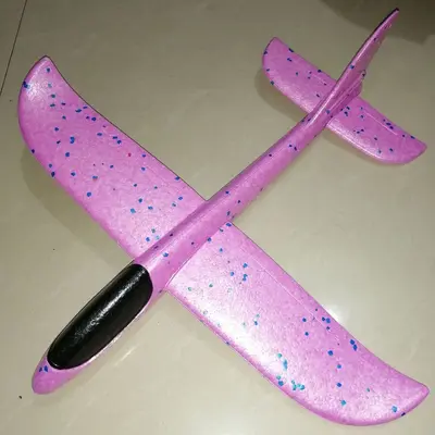 48cm Light-Up Foam Airplane Toy, Rotatable Flying Toy - 12