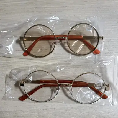 Retro Round Crystal Glass Sunglasses for Men - 4