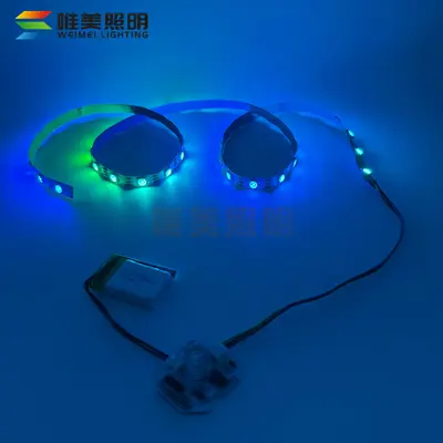 5V RGB LED Streifen - Grenzüberschreitender leuchtender Pickleball-Schläger LED-Band - USB-Aufladung Touch-Schalter PCBA-Lösung