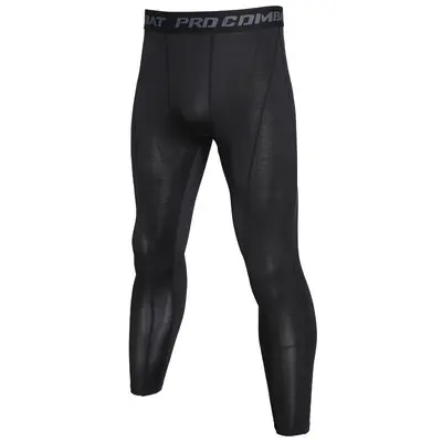 Men's long pants sports fitness quick-dry training basketball running athletics compression moisture-wicking high elastic tight leggings