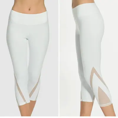 Yoga Leggings with Mesh Panels, Breathable, A5073