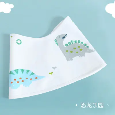 Baby Burp Cloths and Soft Cotton Drool Bibs for Newborns - 12